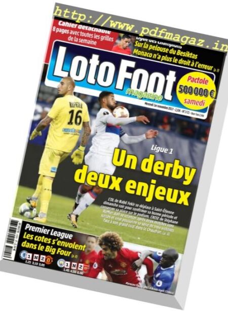 Loto Foot – 1 Novembre 2017 Cover