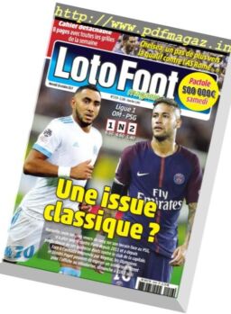 Loto Foot – 18 Octobre 2017