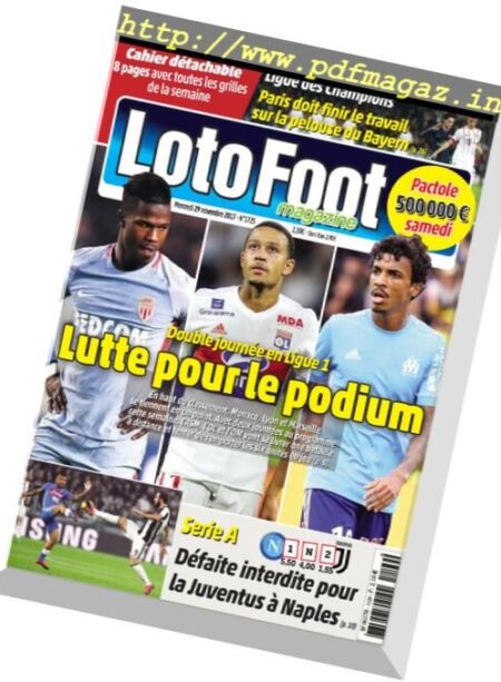 Loto Foot – 29 novembre 2017 Cover