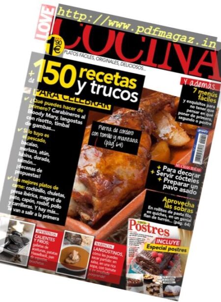Love Cocina – diciembre 2017 Cover