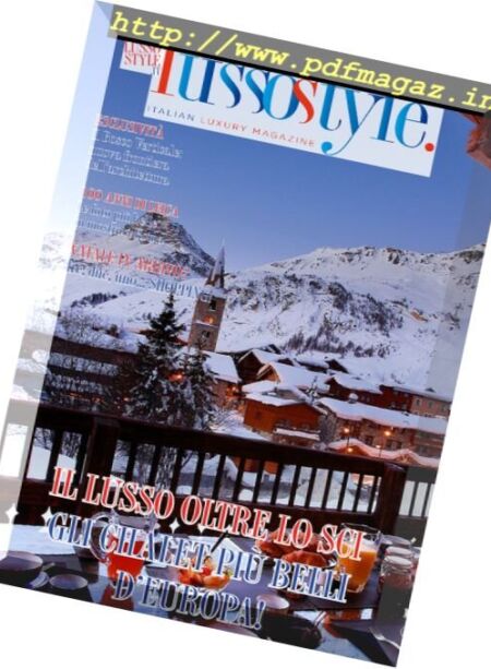 Lusso Style – Novembre 2017 Cover