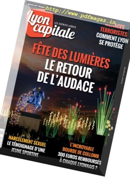 Lyon Capitale – 24 novembre 2017 Cover