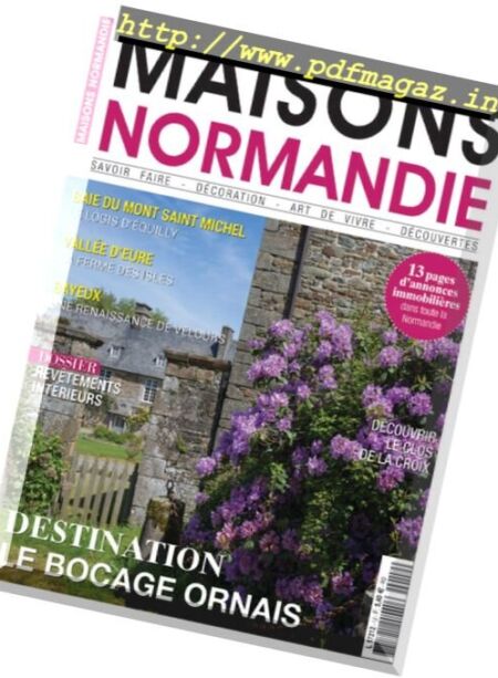 Maisons Normandie – Decembre 2017 Cover