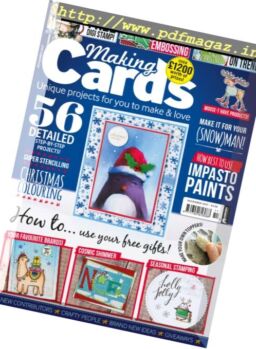 Making Cards – November 2017