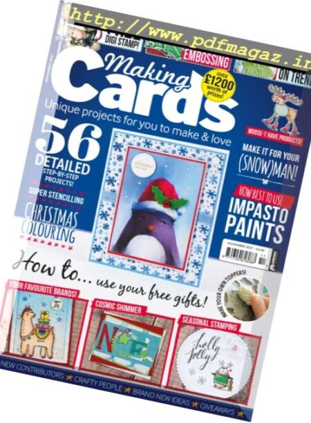 Making Cards – November 2017 Cover