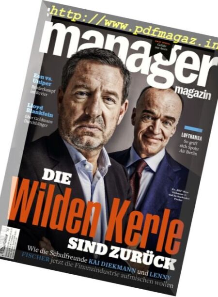 Manager Germany – Dezember 2017 Cover