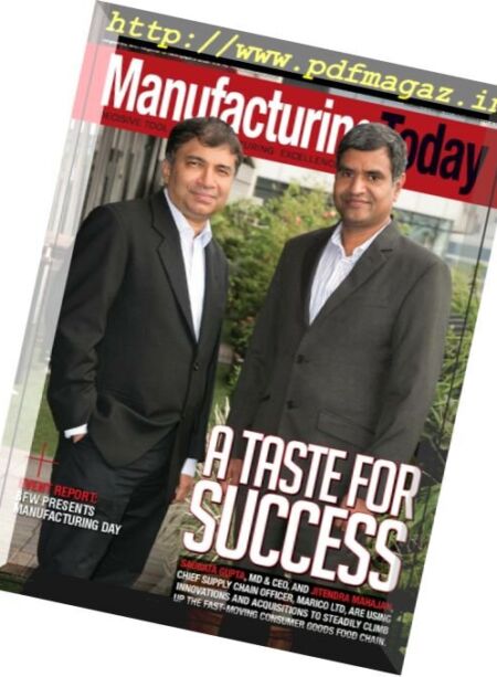 Manufacturing Today – November 2017 Cover