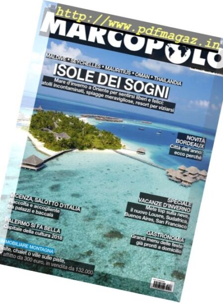 Marco Polo – Novembre 2017 Cover