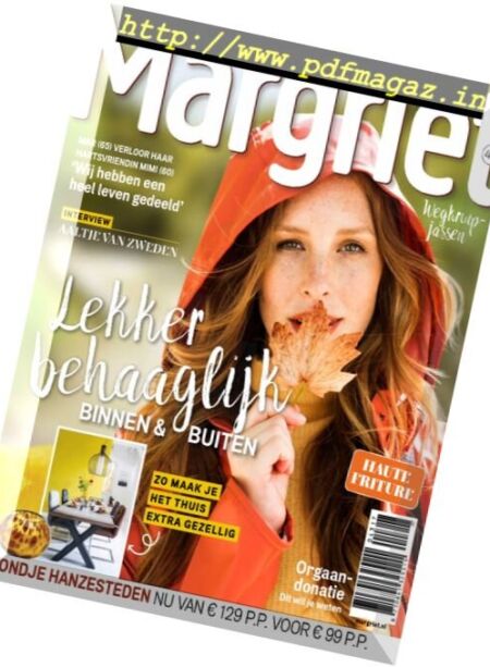 Margriet – 12 oktober 2017 Cover