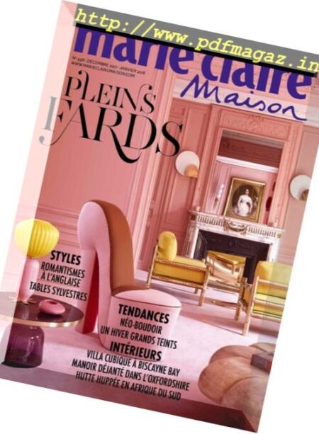 Marie Claire Maison France – Decembre 2017 – Janvier 2018 Cover