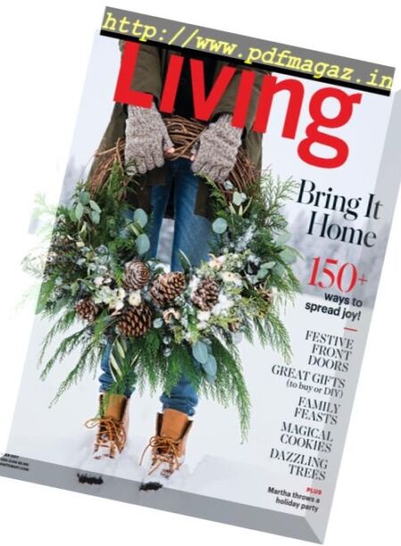 Martha Stewart Living – December 2017 Cover