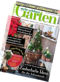 Mein schoner Garten – Dezember 2017