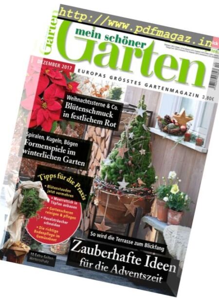 Mein schoner Garten – Dezember 2017 Cover