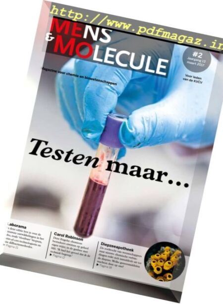 Mens & Molecule – Maart 2017 Cover
