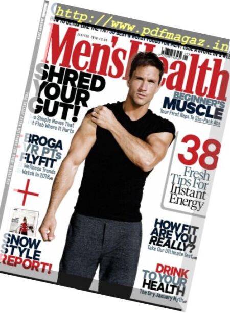 Men’s Health UK – January 2018 Cover