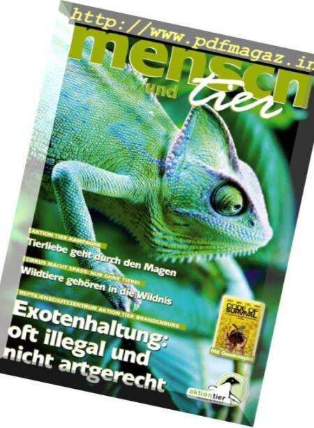 Mensch & Tier – Nr. 2, 2017 Cover