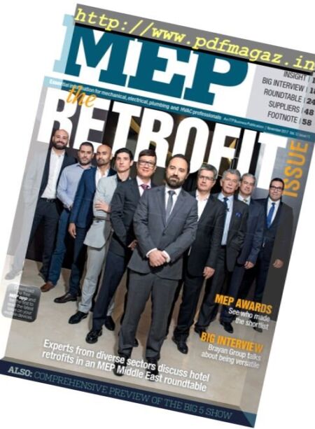 MEP Middle East – November 2017 Cover