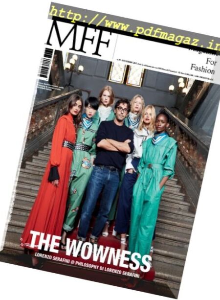 MFF. Magazine For Fashion – Novembre 2017 Cover