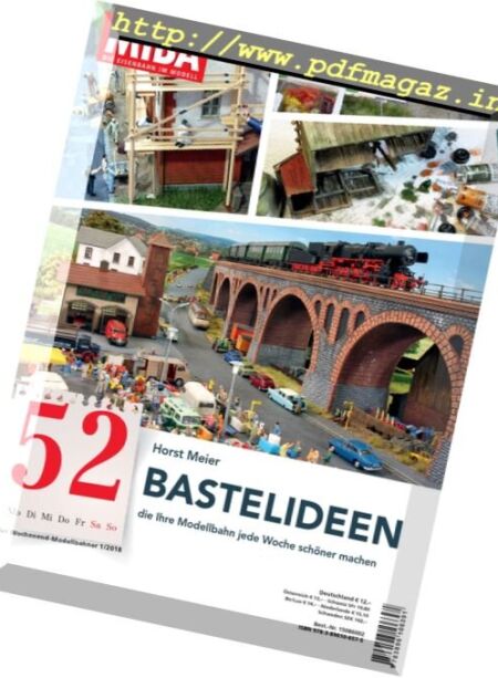 Miba – 52 Bastelideen – Nr.1 2018 Cover