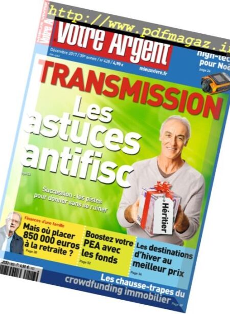 Mieux Vivre Votre Argent – Decembre 2017 Cover
