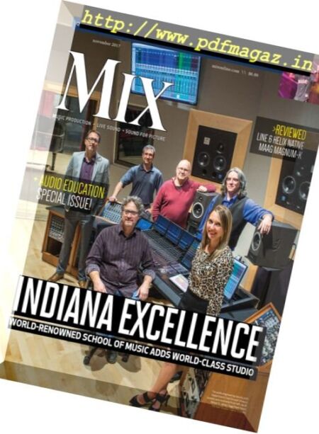 Mix Magazine – November 2017 Cover