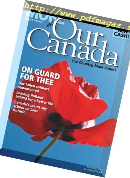 More of Our Canada – November 2017 Cover