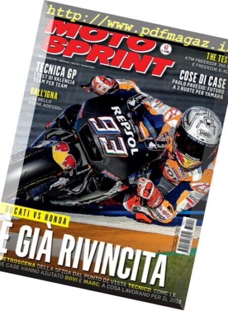 Moto Sprint – 21 Novembre 2017 Cover