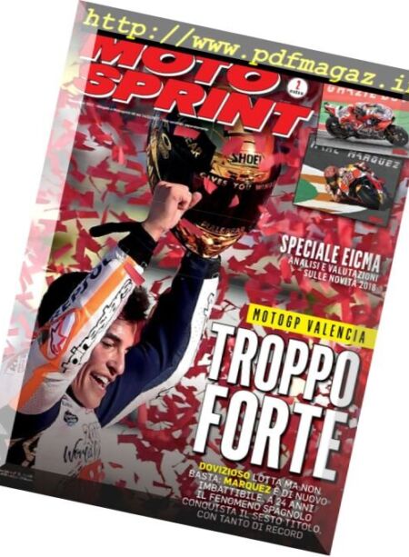 Moto Sprint Extra – Novembre 2017 Cover