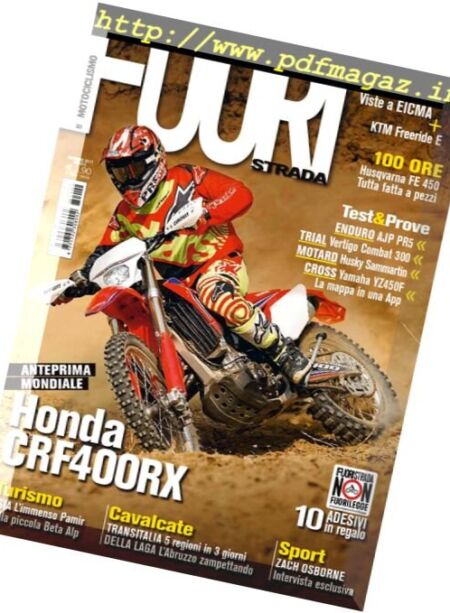 Motociclismo Fuoristrada – Dicembre 2017 Cover