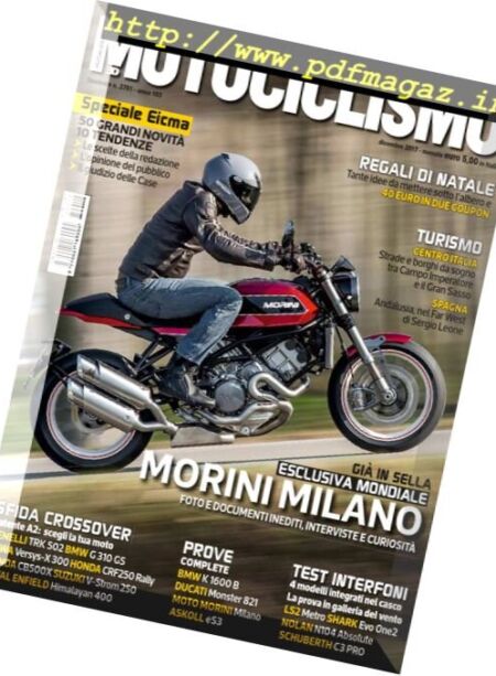 Motociclismo Italia – Dicembre 2017 Cover