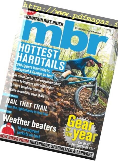 Mountain Bike Rider – December 2017 Cover
