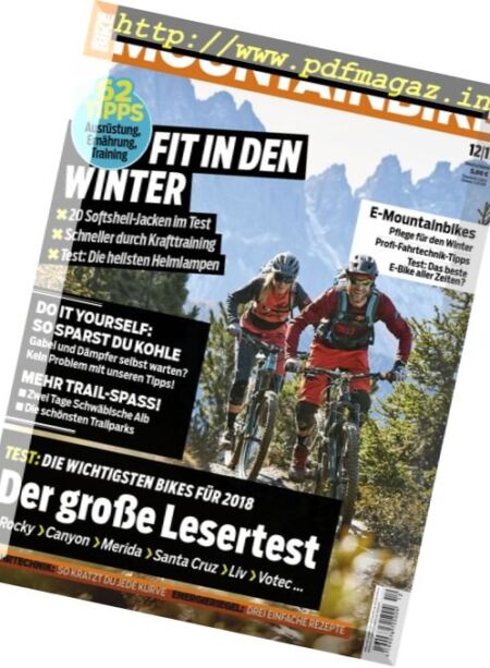 MountainBike – Dezember 2017 Cover