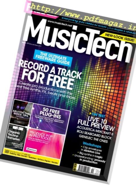 MusicTech – December 2017 Cover