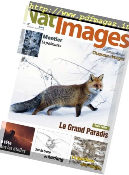 Nat’Images – decembre 2017 Cover