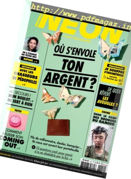 Neon France – Novembre 2017 Cover