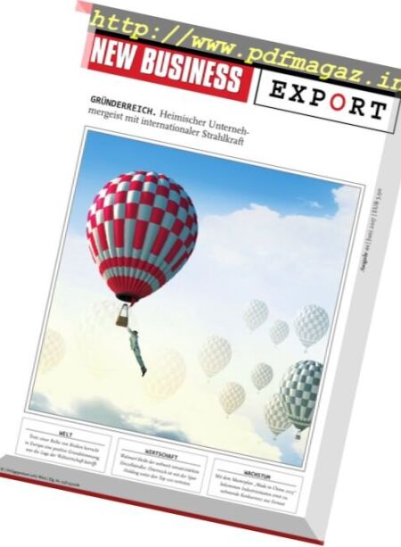 New Business Export – Juni 2017 Cover