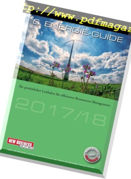 New Business Guides – Umwelttechnik & Energie Guide 2017 Cover
