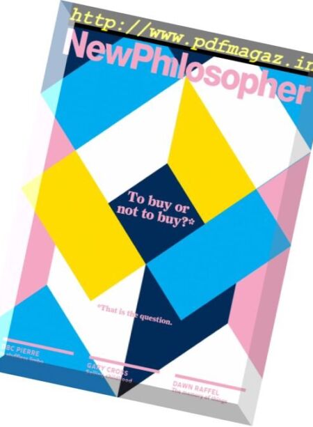 New Philosopher – November 2017 Cover