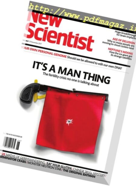 New Scientist International Edition – 18 November 2017 Cover