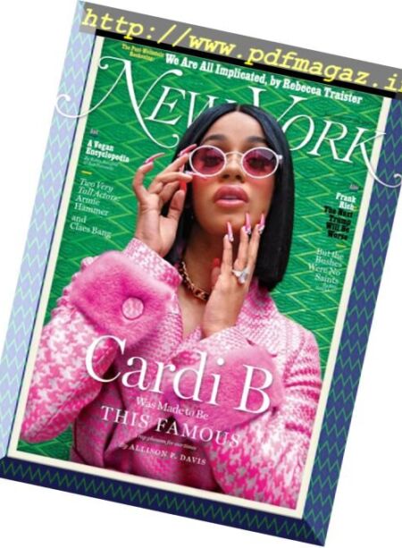 New York Magazine – 14 November 2017 Cover