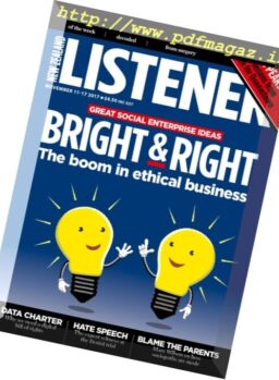 New Zealand Listener – 8 November 2017