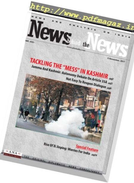 News behind the News – 6 November 2017 Cover