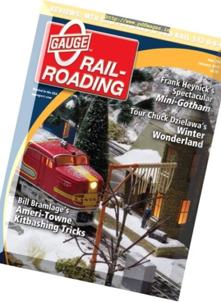 O Gauge Railroading – January 2018 Cover
