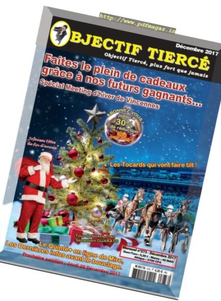 Objectif Tierce – 24 novembre 2017 Cover
