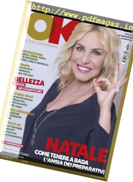 Ok Salute e Benessere – Dicembre 2017 Cover