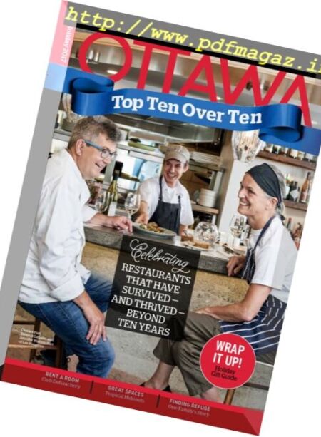 Ottawa Magazine – Holiday 2017 Cover