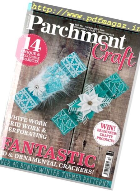 Parchment Craft – December 2017 Cover