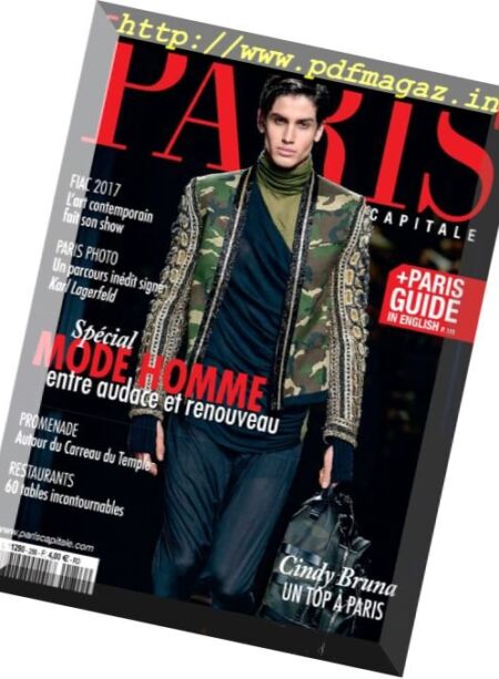 Paris Capitale – Octobre 2017 Cover