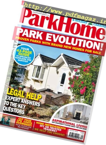 Park Home & Holiday Caravan – January 2018 Cover