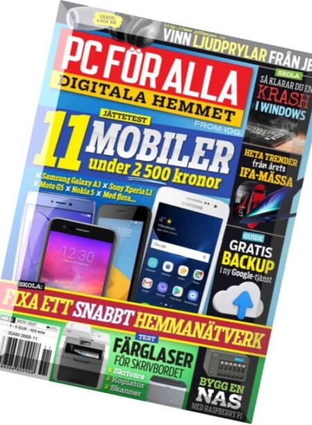 PC For Alla – November 2017 Cover